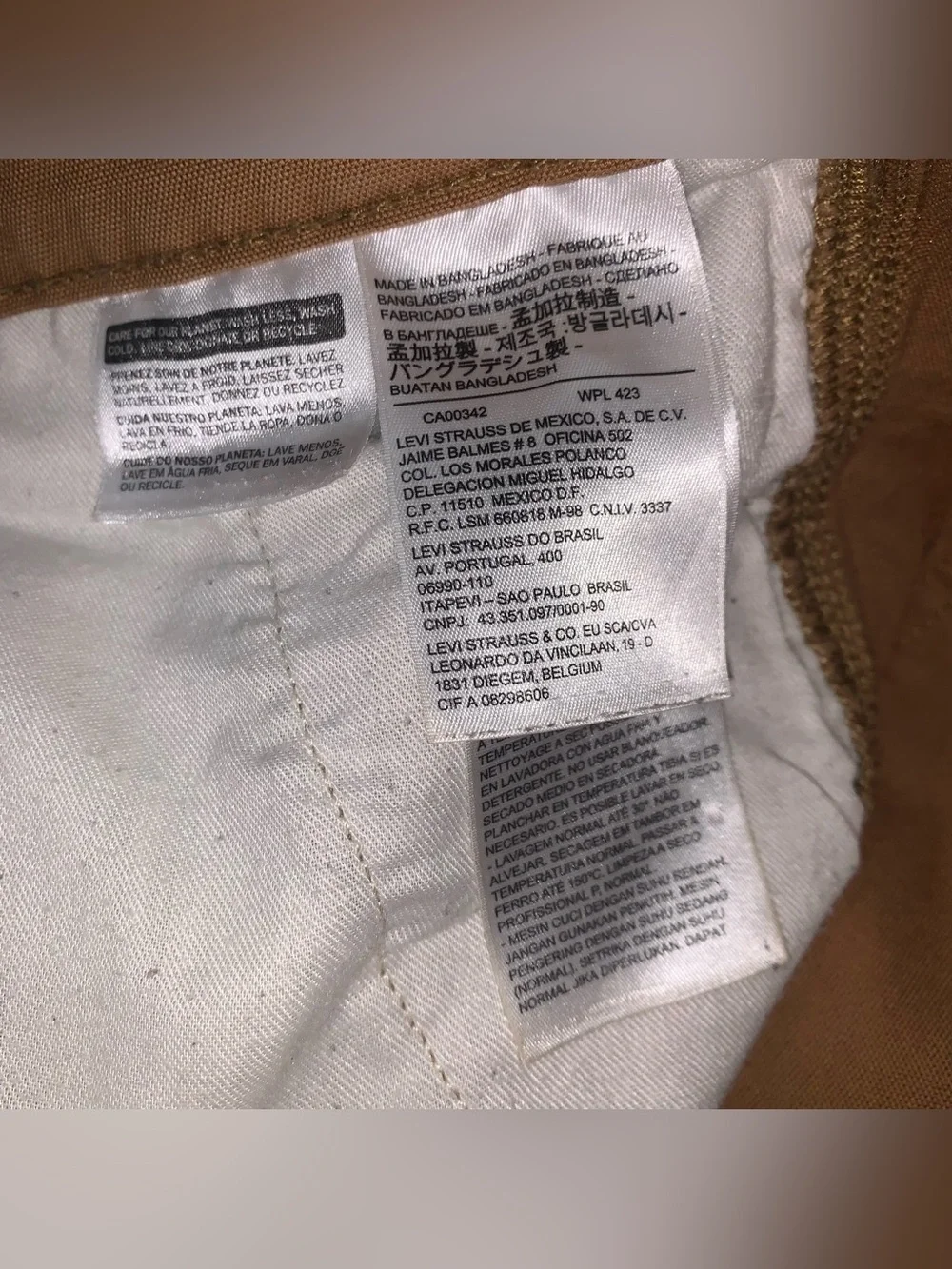 Levis product pair